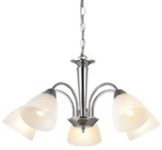 Φωτιστικό Οροφής Πολύφωτο Aca Byron DLX7395 Chrome/White