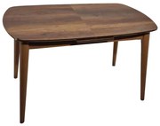Artekko Retro Baroque Τραπέζι Επεκτεινόμενο MDF με Ξύλινα Πόδια Καφέ (130+30x80x77)cm Artekko 783-0083