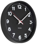 Ρολόι Τοίχου New Classic KA5846BK Φ20cm Black Karlsson Metal