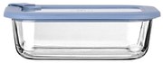 ESTIA ΦΑΓΗΤΟΔΟΧΕΙΟ COLORSEAL ΓΥΑΛΙΝΟ 640ml 18.9x14.5x6.7 ΜΕ ΚΑΠΑΚΙ ΣΙΛΙΚΟΝΗΣ ΜΠΛΕ