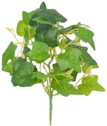 CANARIAN IVY 78232 Τεχνητό Φυτό Κισσός Καναρίων - Μπουκέτο Διακοσμητικών Φυτών - Κλαδιών με Φύλλωμα Πράσινο Υ25cm Globostar-7823 78232