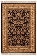 Χαλί Διαδρόμου (80x140) Βιοκαρπέτ Isfahan 3783B Black/ Cream