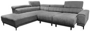 Καναπές Δεξιά Γωνία Massimo Ε983,2R 289x229x107/74-90cm Grey
