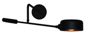 Φωτιστικό Τοίχου - Απλίκα HL-3538-1 S WADE BLACK WALL LAMP - 21W - 50W - 77-3884