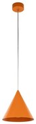 Κρεμαστό Φωτιστικό Οροφής 1xE27 Φ19cm Cono TK Lighting-10075-Πορτοκαλί 10075