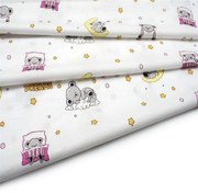 Πάνα Χασέ Sweet Dreams 553 White-Pink DimCol 80x80cm 100% Βαμβάκι
