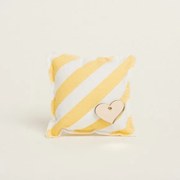 Beauty Home ΜΑΞΙΛΑΡΑΚΙ 10 x 10 cm ΔΙΑΓΩΝΙΑ ΡΙΓΑ ΚΙΤΡΙΝΗ