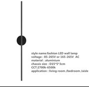 SE LED 60 VIOLA BLACK WALL LAMP 10W 3000K 3 YEARS WARRANTY