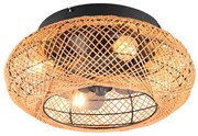 Ανεμιστήρας Reality Lighting -RL LILLESAND R67302126 Καφέ (Brown)