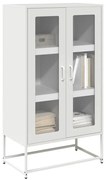 vidaXL Highboard Λευκό 68x39x123 cm Ατσάλι