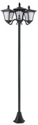 Τριπλό Ηλιακό LED Φανάρι Κήπου Κολόνα 182.5 cm Outsunny 842-109 842-109