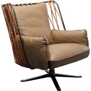 Swivel Armchair Paradiso Brown - Καφέ