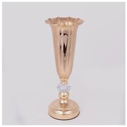 Βάζο Μεταλλικό Χρυσό H: 34cm 752-22066 Estheti 752-22066 Χρυσό