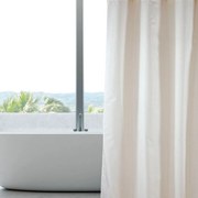Κουρτίνα Μπάνιου Markus 26 Beige Kentia 180Πx200Υ 180x200cm Πολυέστερ
