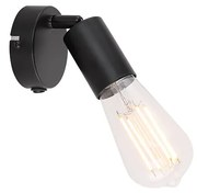 Απλίκα Globo Lighting Martha 54008-1 Μαύρο