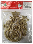 Σετ Χριστουγεννιάτικα στολίδια - 13cm - 2pcs - 231024