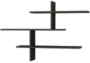 Ραφιέρα Τοίχου Leo 0207470 123x22x80cm Anthracite