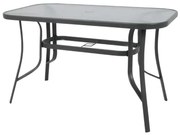 Τραπέζι Rio 150x90cm Μεταλ.Ανθρακί