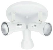 Φωτιστικό Οροφής - Σποτ Carrera SPOT-CARRERA-PL3 Ρυθμιζόμενο 3xE27 40W 28x31,5cm White Intec Μέταλλο