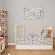 Σεντόνια Βρεφικά Fox 527 (Σετ 3τμχ) Grey DimCol Κούνιας 120x160cm 100% Βαμβάκι
