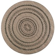 Στρογγυλό Χαλί All Season (Φ130) Polcarpet Gloria Marakes G009 Green