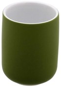 Ποτηροθήκη Μπάνιου (Φ7x10) Estia Bamboo Essentials Olive 02-14841