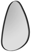 Καθρέπτης Τοίχου Britta 1430802 35x50cm Black Mirrors &amp; More Μέταλλο,Γυαλί