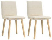 Καρέκλες Τραπεζαρίας vidaXL 2 τεμ Λινό