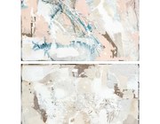 Καμβάς DKD Home Decor Αφηρημένο Urban 100 x 4 x 150 cm 150 x 3,8 x 100 cm (x2)