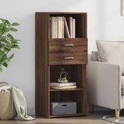 vidaXL Ντουλάπι Καφέ Δρυς 50x42,5x124 εκ. από Επεξεργασμένο Ξύλο