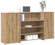 vidaXL Γραφείο υποδοχής 200x50x103,5 εκ. Επεξεργασμένο Ξύλο