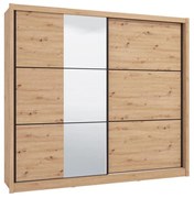 Ντουλάπα Navara 245 OG 2K Artisan Oak 242x60x215,5 εκ. 242x60x215.5 εκ.