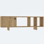 Έπιπλο Τηλεόρασης Folsom 495SSE1620 140x29x45cm Oak