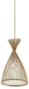 Φωτιστικό Οροφής TF661P30BO 1ΧΕ27 D30XH154 Natural Aca Decor Bamboo