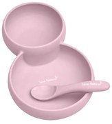 Παιδικό Σετ Φαγητού 2τμχ Saro Eco Friendly Twin Pink 17432