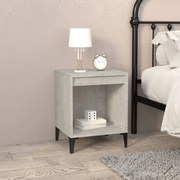 vidaXL Κομοδίνα Γκρι Σκυροδέματος 40x35x50 εκ.