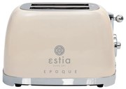 Φρυγανιέρα Retro Epoque 2 Θέσεων 815watt Κρεμ Estia Home 06-12151