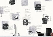 Tαπετσαρία τοίχου καφέ εστίασης 327334