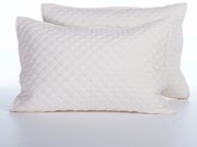 Ζεύγος Μαξιλαροθήκες Καπιτονέ (52x72) Nef-Nef Homeware Scofield Ecru