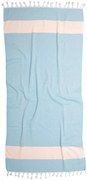 Πετσέτα Θάλασσας-Παρεό 100x180 Με Κρόσσι Viopros Beach Towels Σχ. Σάμερ Τιρκουάζ