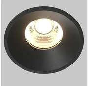 Χωνευτό Σποτ Φωτιστικό Οροφής LED 7W Μαύρο Round DL058-7W3K-B Maytoni DL058-7W3K-B