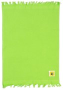 Ποτηρόπανο Πικέ Olive Με Κρόσσι Green DimCol 45x65cm 100% Βαμβάκι