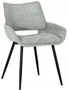 ΚΑΡΕΚΛΑ ΤΡΑΠΕΖΑΡΙΑΣ Fylliana FL6286 ΒΕΡΑΜΑΝ ΥΦΑΣΜΑ 58x54x81εκ 392-124-003 - 2 ΤΕΜΑΧΙΑ