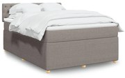 ΚΡΕΒΑΤΙ BOXSPRING ΜΕ ΣΤΡΩΜΑ TAUPE 140X200 ΕΚ. ΥΦΑΣΜΑΤΙΝΟ 3289790