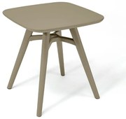 Τραπέζι FL8863 Fylliana Πλαστικό Τετράγωνο Cappuccino 71x71x74 εκ. 71x71x74 εκ.