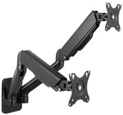 BRATECK επιτοίχια βάση LDA32-114, για 2 οθόνες 17&#034;-32&#034;, 9kg