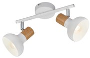 Σποτ RL Lighting Latika R81522031 Λευκό με απομίμηση Ξύλο