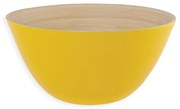 Σαλατιέρα Bamboo &quot;Casta&quot; Yellow Δ.25x13 - Nef-Nef Homeware