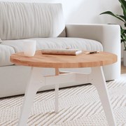 vidaXL Επιφάνεια Τραπεζιού Στρογγυλή Ø60x2,5 εκ. Μασίφ Ξύλο Οξιάς