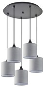 SE21-BL-B10-BL5-SH2 ADEPT PENDANT Grey Shade Pendant+ HOMELIGHTING 77-9028